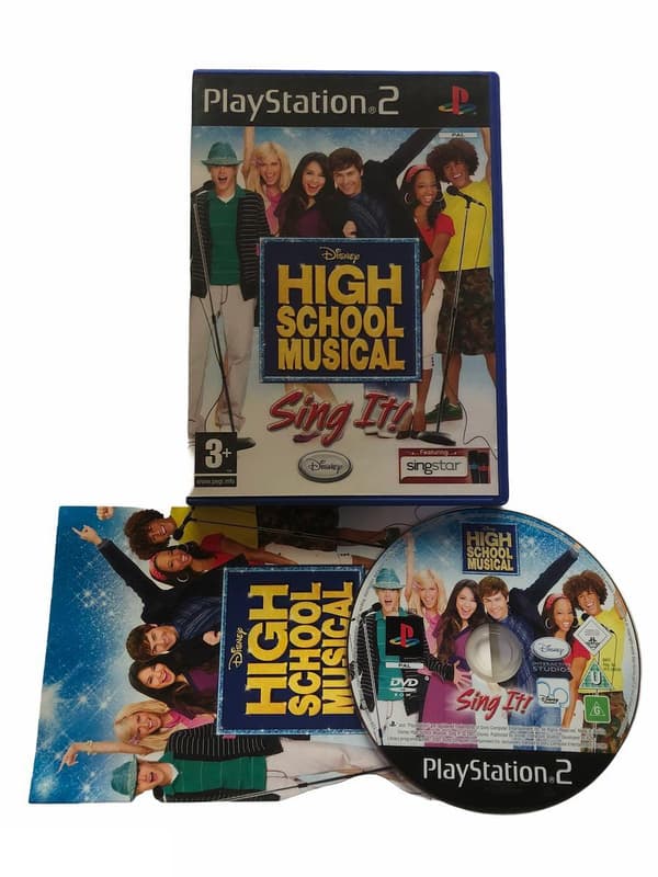 High School Musical Sing it! (Svenska versionen Sony Playstation 2 Ps2)