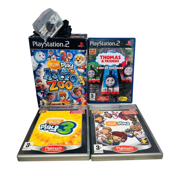 Stort EyeToy paket 4 spel plus EyeToy kamera Eye Toy