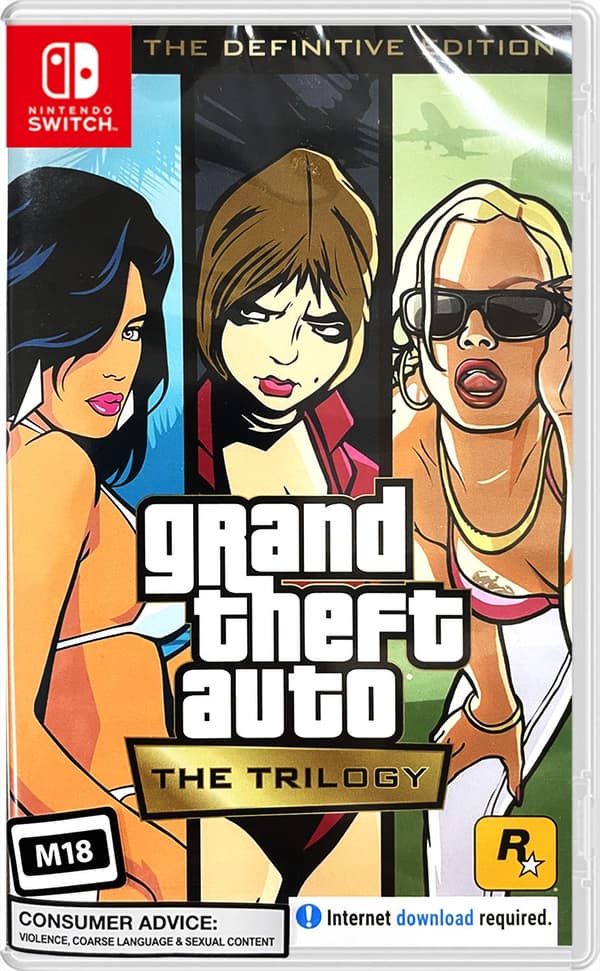 Grand Theft Auto: The Trilogy (The Definitive Edition) (Nintendo Switch)