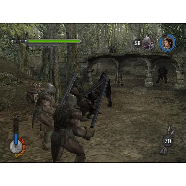 Sagan om de Två Tornen Härskarringen Playstation 2 PS2 Platinum Swedish (Brugt)