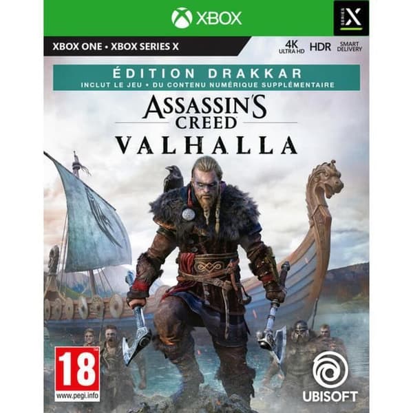 Assassin's Creed Valhalla på XBOXONE, ett action-/äventyrsspel för XBOXONE.