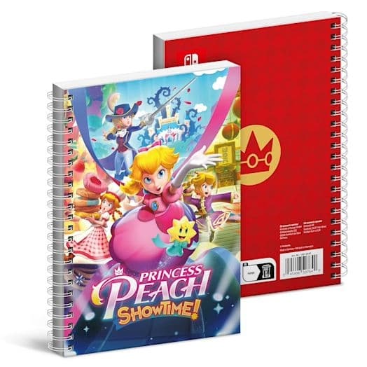 NYTT Princess Peach Showtime! med anteckningsblock Svenska versionen