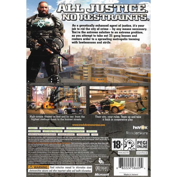 Crackdown Xbox 360 Classics (Brugt)
