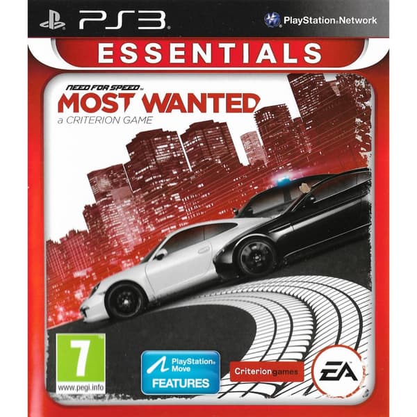 Need for Speed Most Wanted Playstation 3 PS3 Essentials (Brugt)