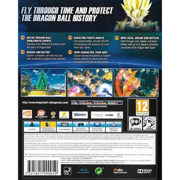 Dragonball Xenoverse 2 Playstation 4 PS4 (Brukt)