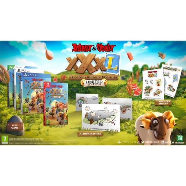 Plattformsspel - Asterix och Obelix - The Hibernian Ram - Limited Edition - Blu-Ray