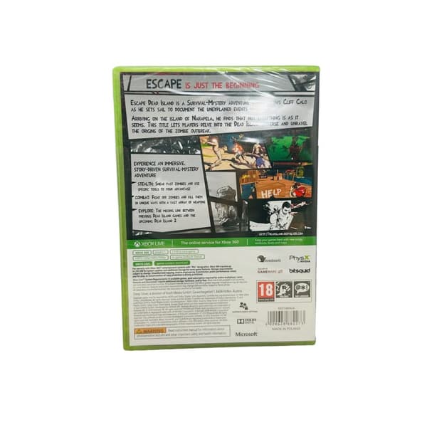 NYTT Escape Dead Island (EUR  Inplastat Xbox360)
