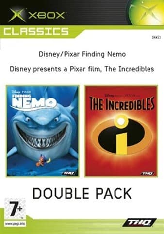 Double Pack: Finding Nemo+The Incredibles - Xbox (brugt)