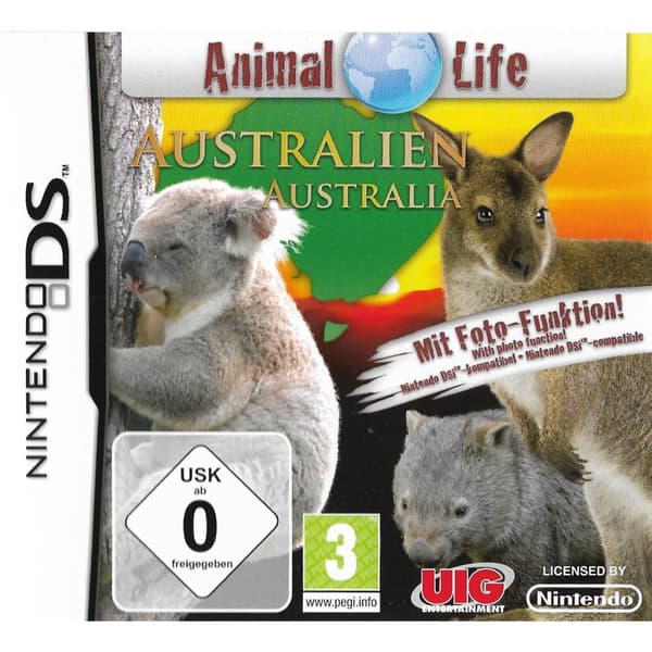 Animal Life Australia Nintendo DS (Brukt)