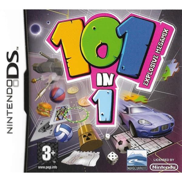 101 in 1 Explosive Megamix Nintendo DS (Brukt)