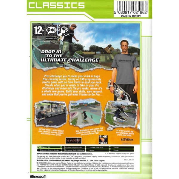 Tony Hawks Pro Skater 4 Xbox Classics (Käytetty)