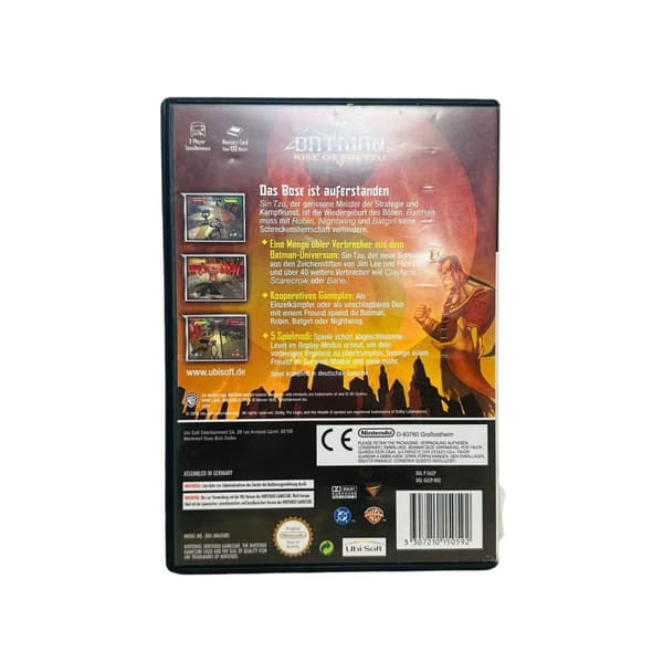 Batman Rise of Sin Tzu Engelsk text i spelet NOE  /GC