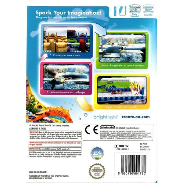 Create Nintendo Wii (Brukt)