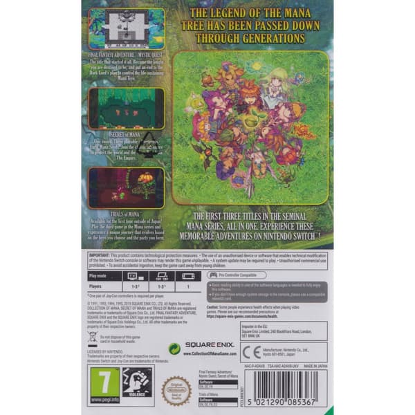 Collection of Mana Nintendo Switch