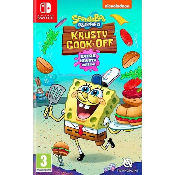 Spongebob Squarepants Krusty Cook-Off Extra Krusty Edition Nintendo Switch