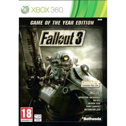 FALLOUT 3 GOTY / XBOX 360 konsolspel- USED