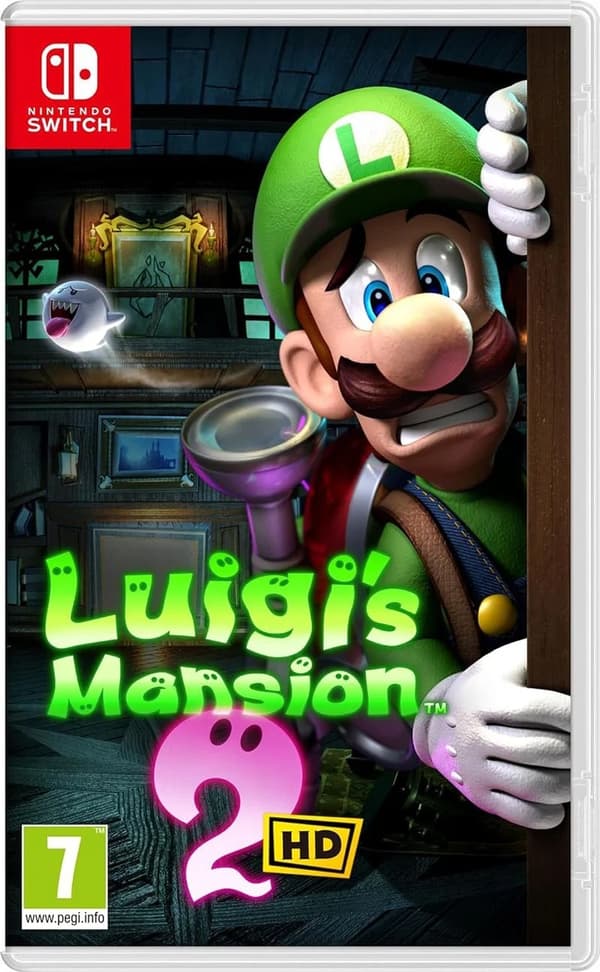 NYTT! Luigis Mansion 2 HD med nyckelring (UK4 / Switch)