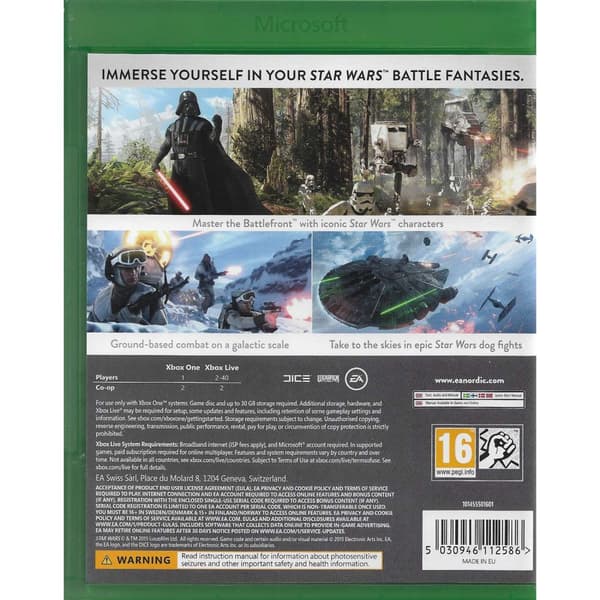 Star Wars Battlefront Xbox One (Brukt)