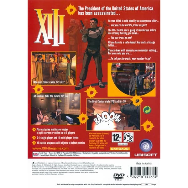 XIII Playstation 2 PS2 (Begagnad)