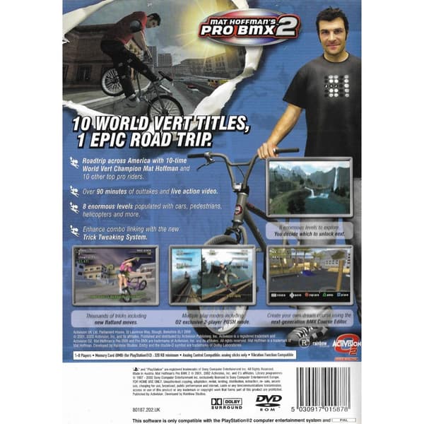 Mat Hoffmans Pro BMX 2 Playstation 2 PS2 (Brugt)