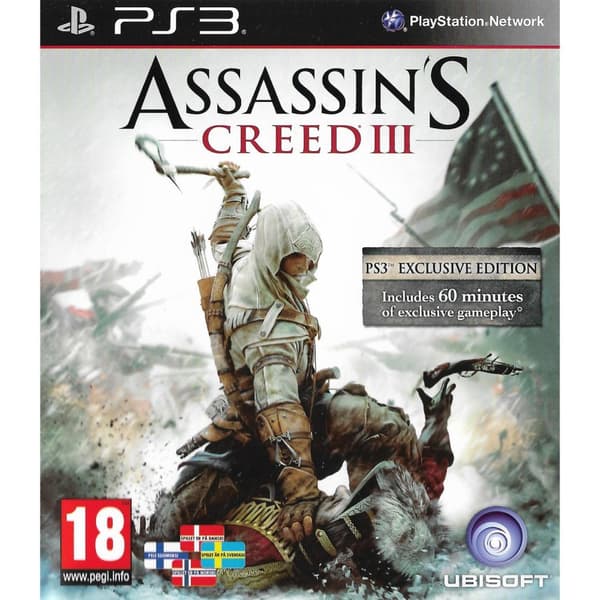 Assassins Creed III Playstation 3 PS3 Nordic (Begagnad)