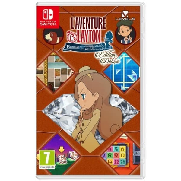 The Layton Adventure: Katrielle and the Millionaires' Conspiracy - Deluxe Edition • Nintendo Switch-spel