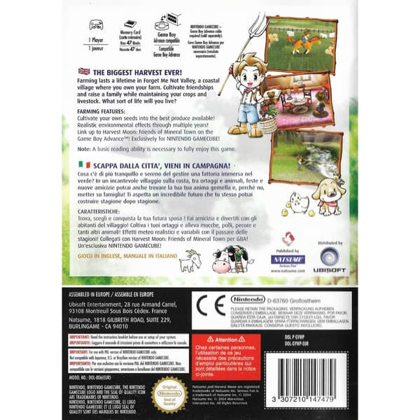 Harvest Moon A Wonderful Life Nintendo Gamecube (Brukt)
