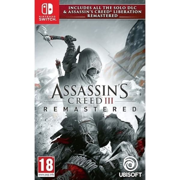 Spel - Ubisoft - Assassin's Creed III Remastered + Liberation - Nintendo Switch - Action - 1 spelare