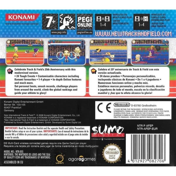 New International Track and Field Nintendo DS (Brukt)