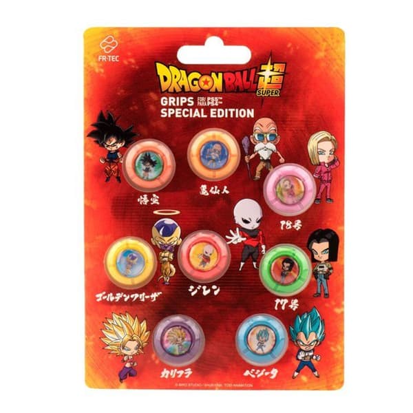 FR-TEC Dragon Ball Z Set med 8 Grips Figthers för PS5/PS4/PS3/XBOX 360