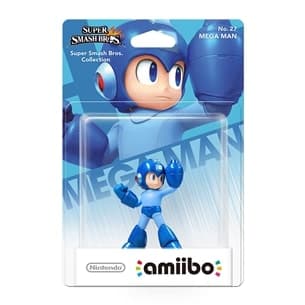 Amiibo Figurine - Mega Man (No 27) (Super Smash Collection)(kantstött) - Amiibo