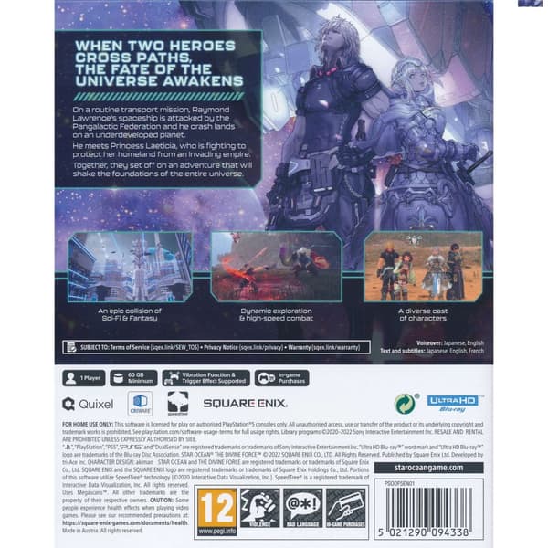 Star Ocean The Divine Force Playstation 5 PS5