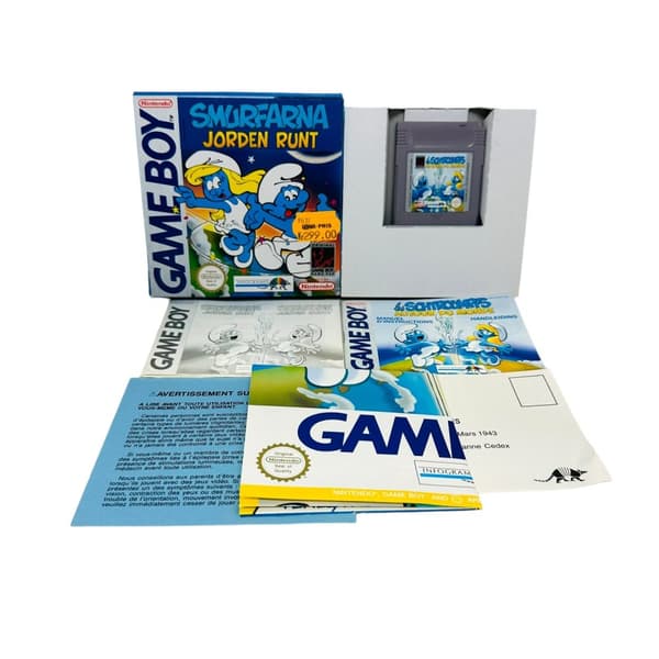 Smurfarna Jorden runt The Smurfs around the world Svensksåld KOMPLETT Ovanligt