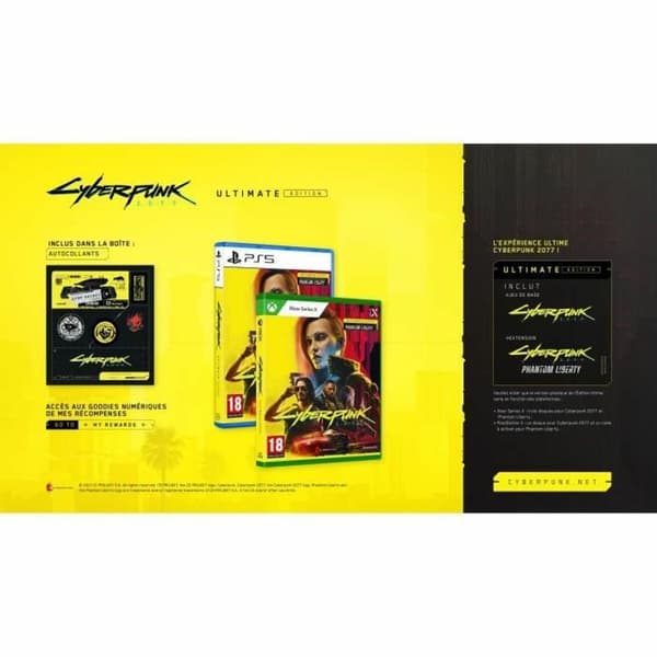 Xbox Series X Videospel Bandai Namco Cyberpunk 2077 Ultimate Edition (FR)