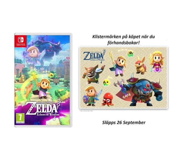 The Legend of Zelda Echoes of Wisdom Svenska utgåvan UK4 (Switch)