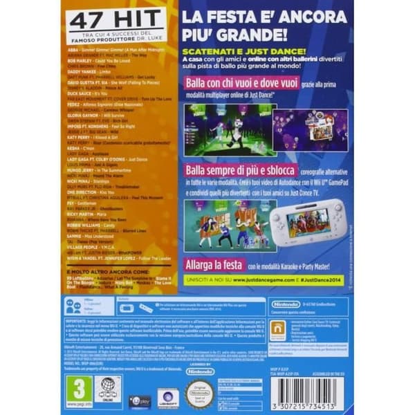 Wii U Just Dance 2014- USED