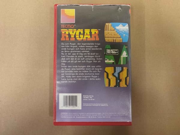 Rygar - Nintendo 8-bit – SCN – CB No manual - Yapon