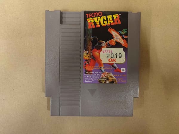Rygar - Nintendo 8-bit – SCN – CB No manual - Yapon