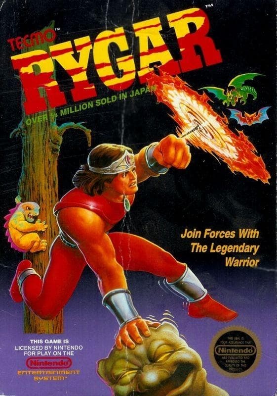 Rygar - Nintendo 8-bit – SCN – CB No manual - Yapon