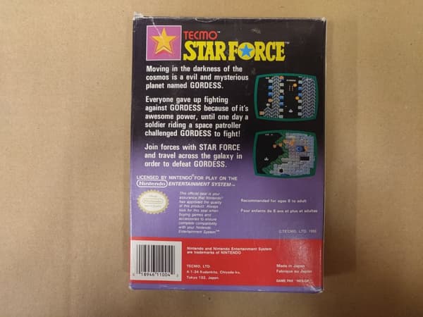 Star Force - Nintendo 8-bit – SCN – CiB