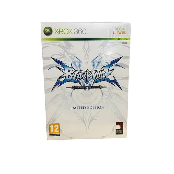 NYTT! BlazBlue Calamity Triggers Limited Edition (Inplastat Nytt Xbox360)