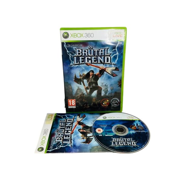 Brutal Legend (Tim Schafer Xbox 360 Svenska versionen Inga extra papper