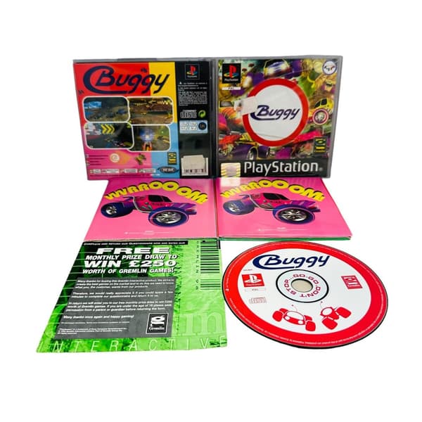 Buggy superkomplett med 2 manualer och reklam (Svenska versionen Ps1)