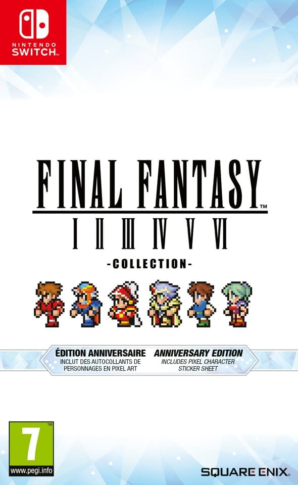 Final Fantasy I-VI Pixel Remaster Collection - Anniversary Edition - Nintendo Switch