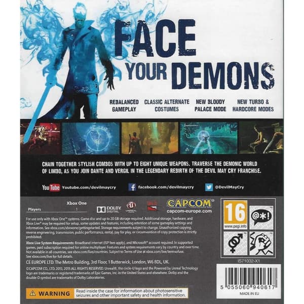 DmC Devil May Cry Definite Edition Xbox One