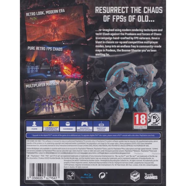 Prodeus Playstation 4 PS4
