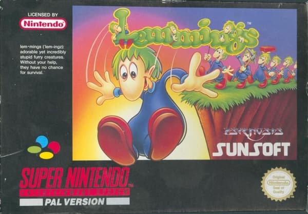 Lemmings - Super Nintendo / SNES - SCN - CiB