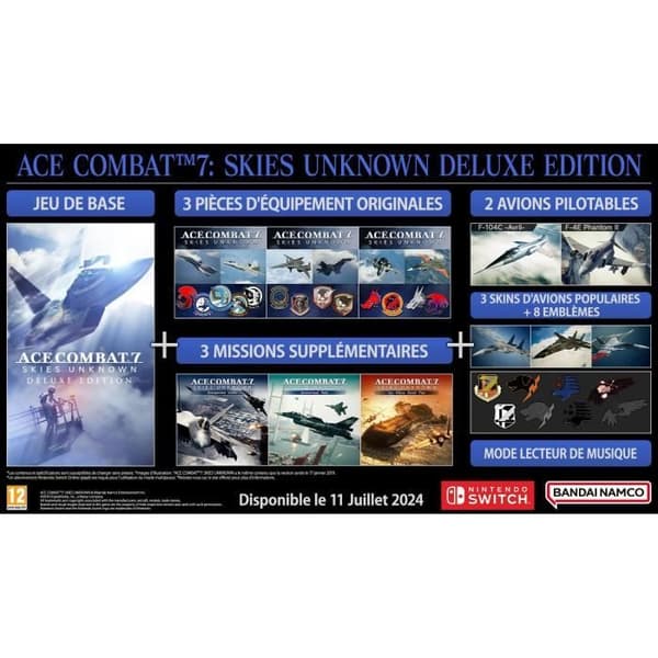 Ace Combat 7 Skies Unknown - Nintendo Switch-spel - Deluxe Edition