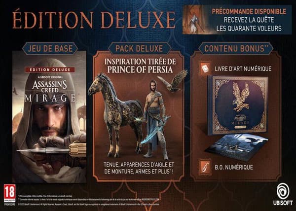 Assassin's Creed Mirage Deluxe Edition-Spel-PS4