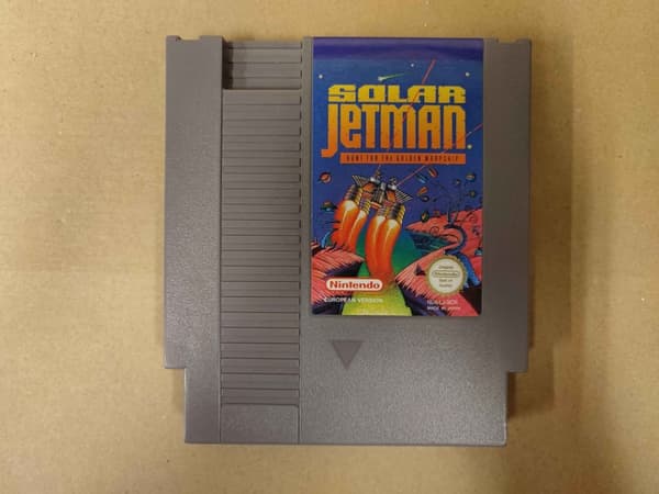 Solar Jetman: Hunt for the Golden Warpship - Nintendo 8-bit – SCN – CB No manual